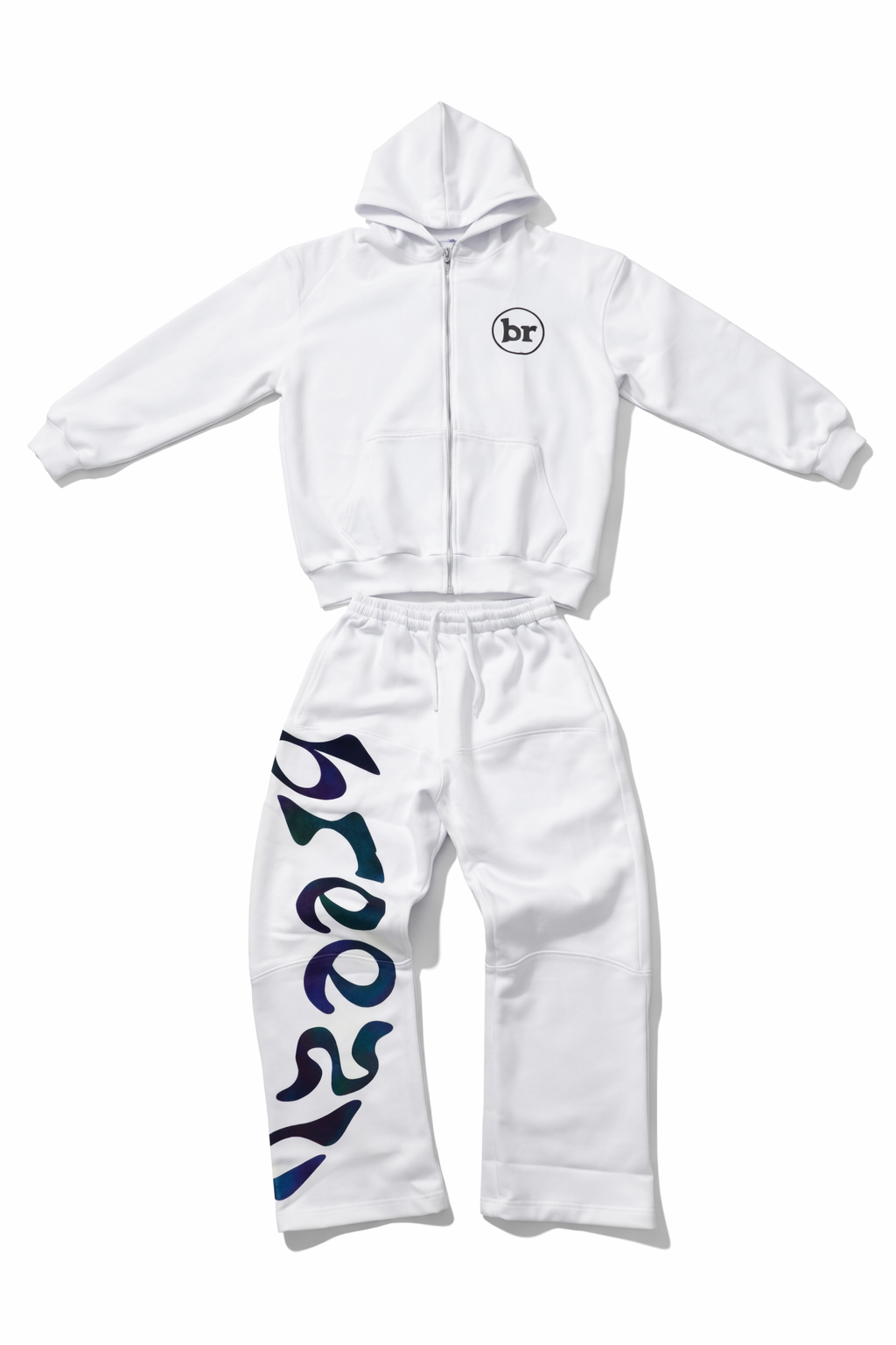 “01” tracksuit white